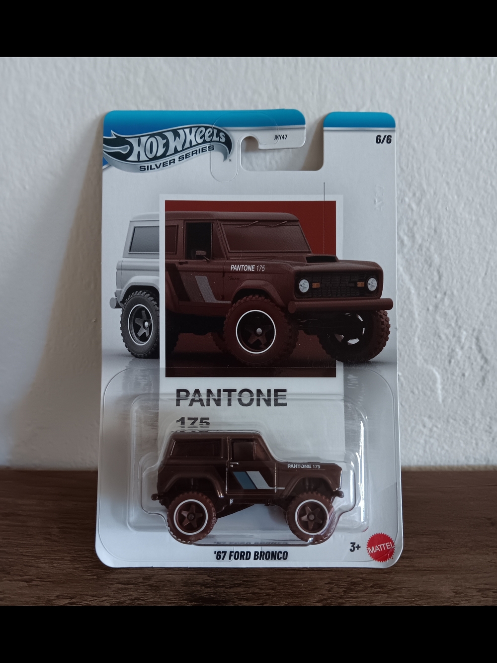 Hot Wheels '67 Ford Bronco Pantone Silver Series